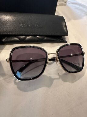 Chanel Rhinestone Sunglasses 100% Authentic